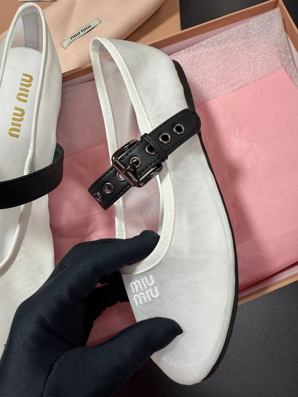 БАЛЕТКИ MIU MIU детальное фото