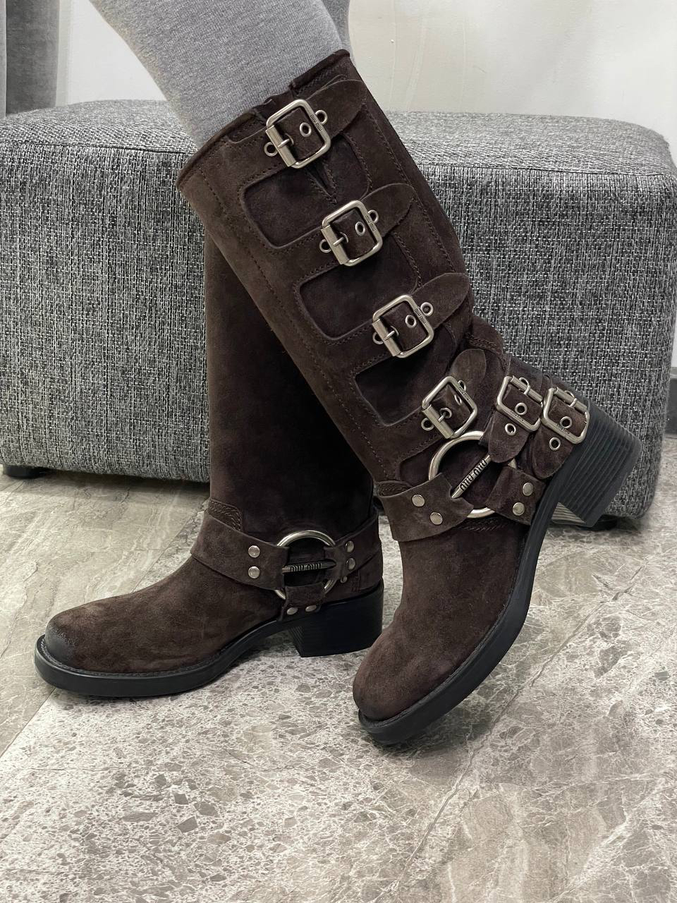 САПОГИ MIU MIU детальное фото
