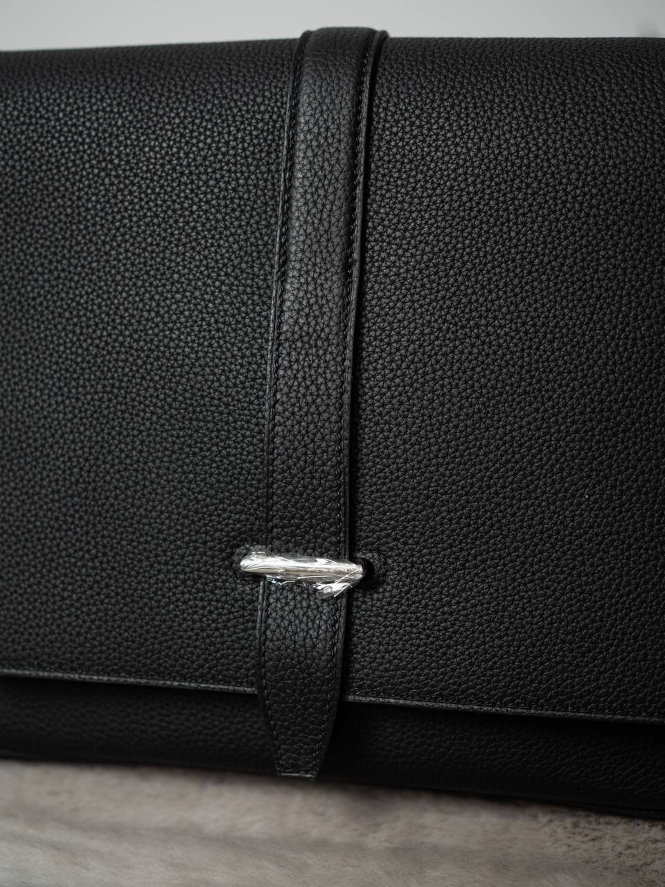 МУЖСКАЯ СУМКА МЕССЕНДЖЕР HERMES STEVE детальное фото