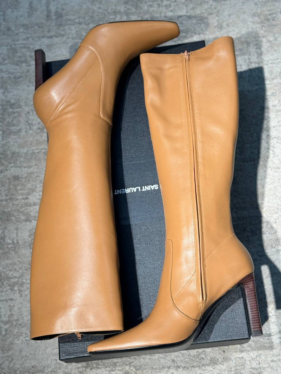 САПОГИ SAINT LAURENT детальное фото