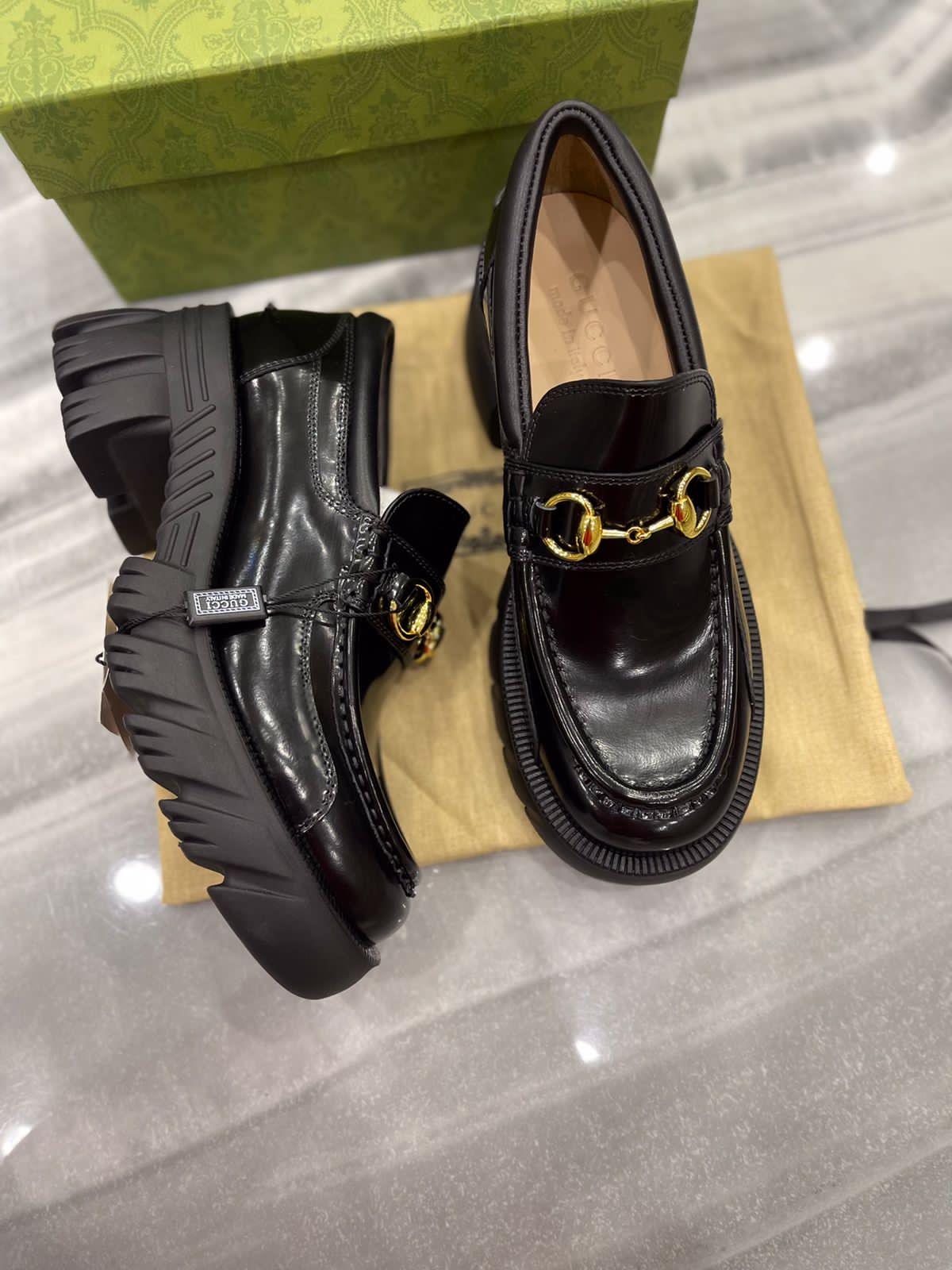 БОТИНКИ GUCCI детальное фото