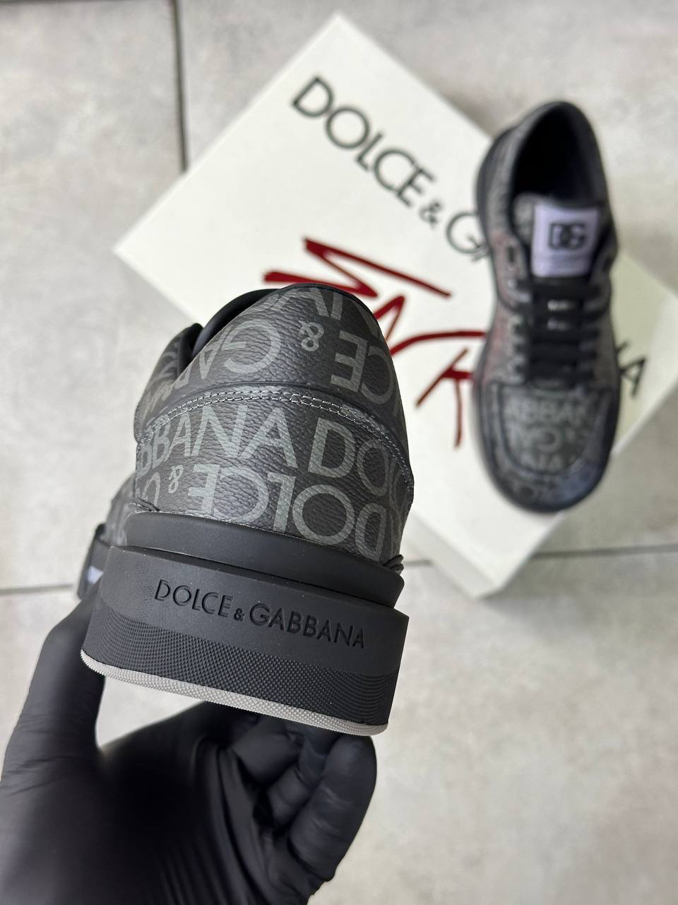 МУЖСКИЕ КРОССОВКИ DOLCE & GABBANA детальное фото