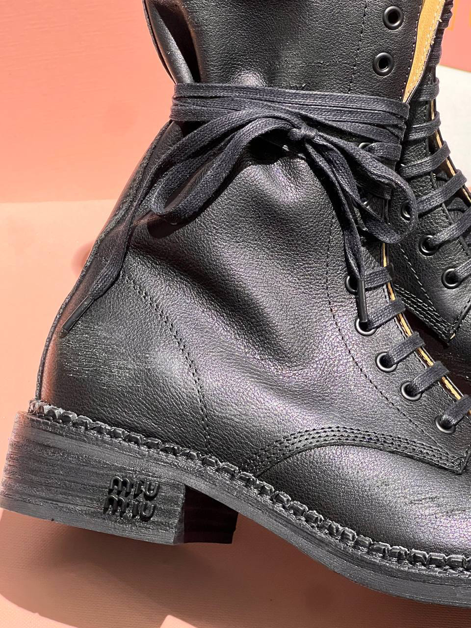 БОТИНКИ MIU MIU детальное фото