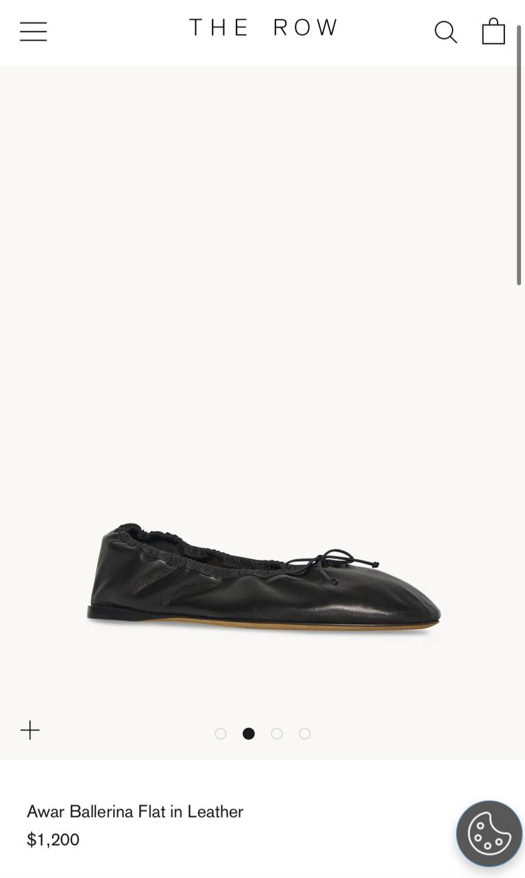 БАЛЕТКИ THE ROW детальное фото