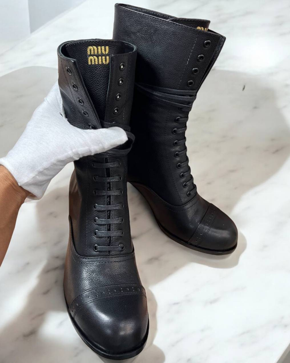 БОТИЛЬОНЫ MIU MIU детальное фото