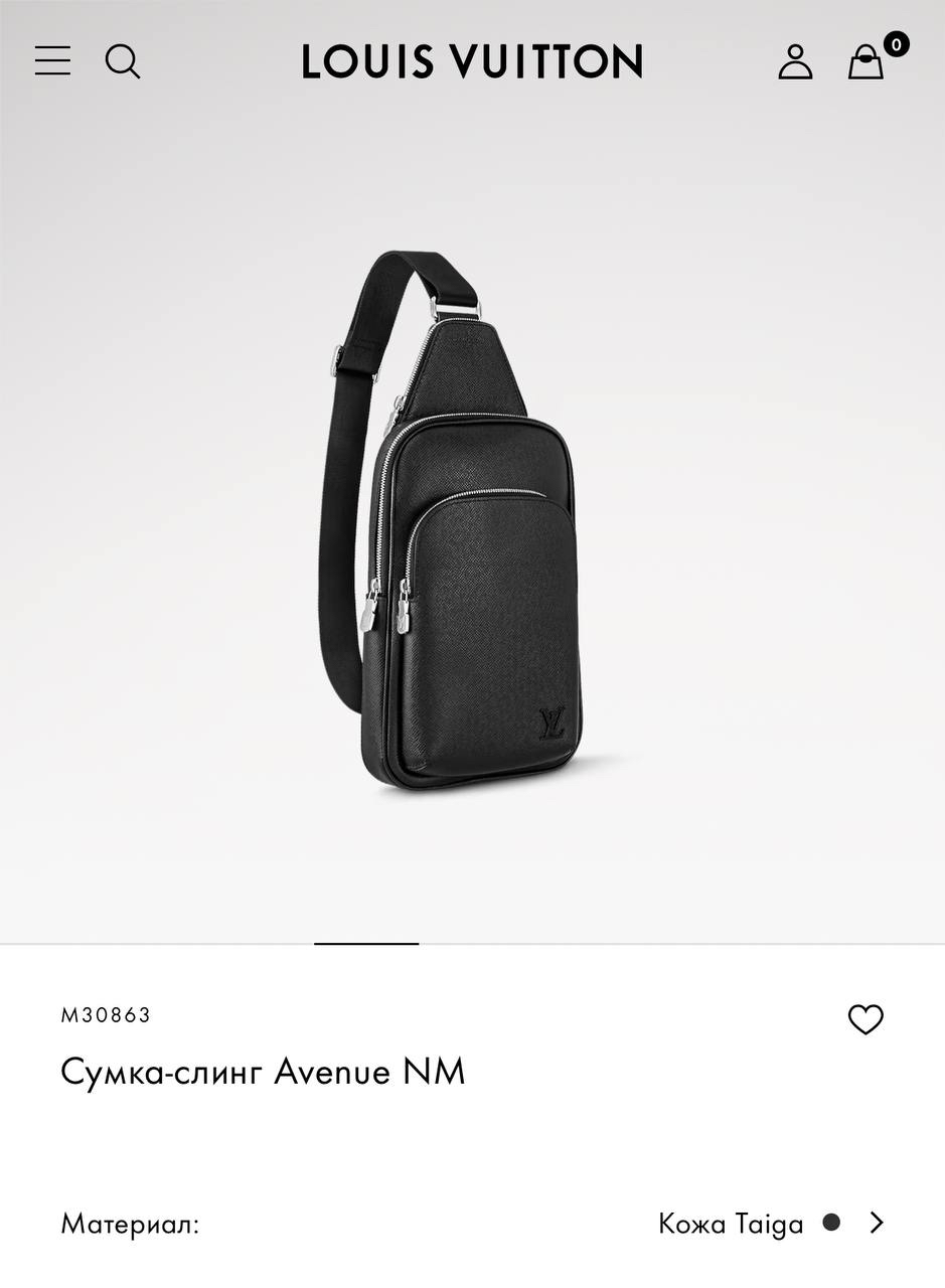 МУЖСКАЯ СУМКА СЛИНГ LOUIS VUITTON детальное фото