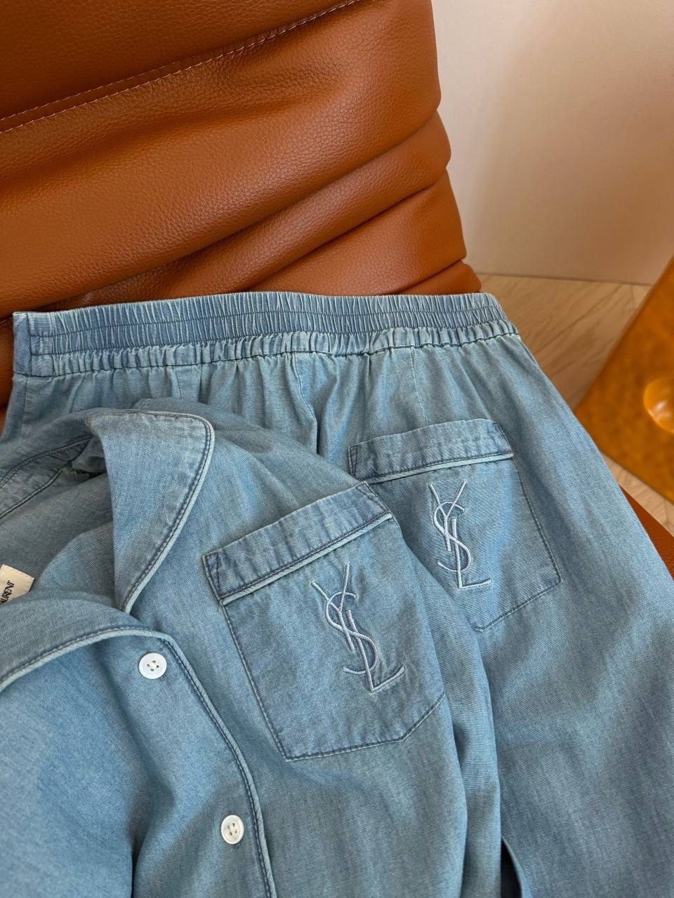 БРЮКИ SAINT LAURENT детальное фото