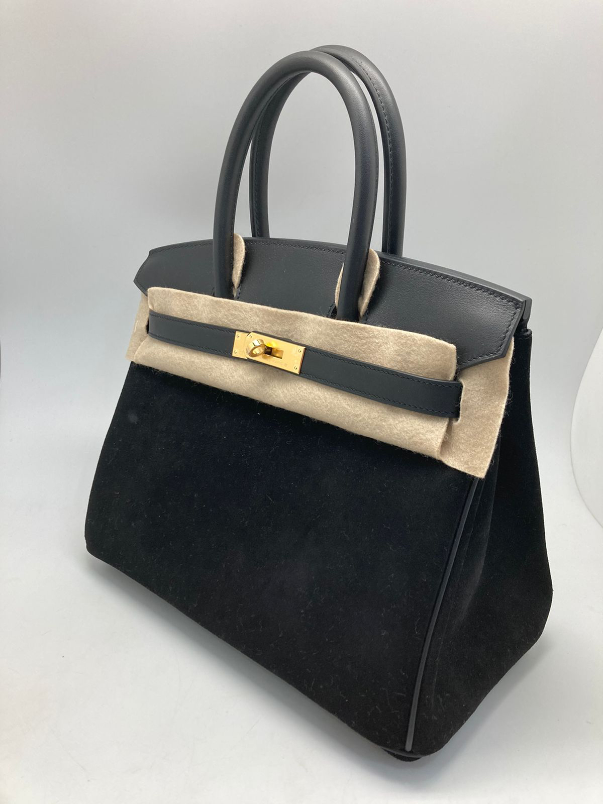 СУМКА HERMES BIRKIN 25 ручная работа детальное фото