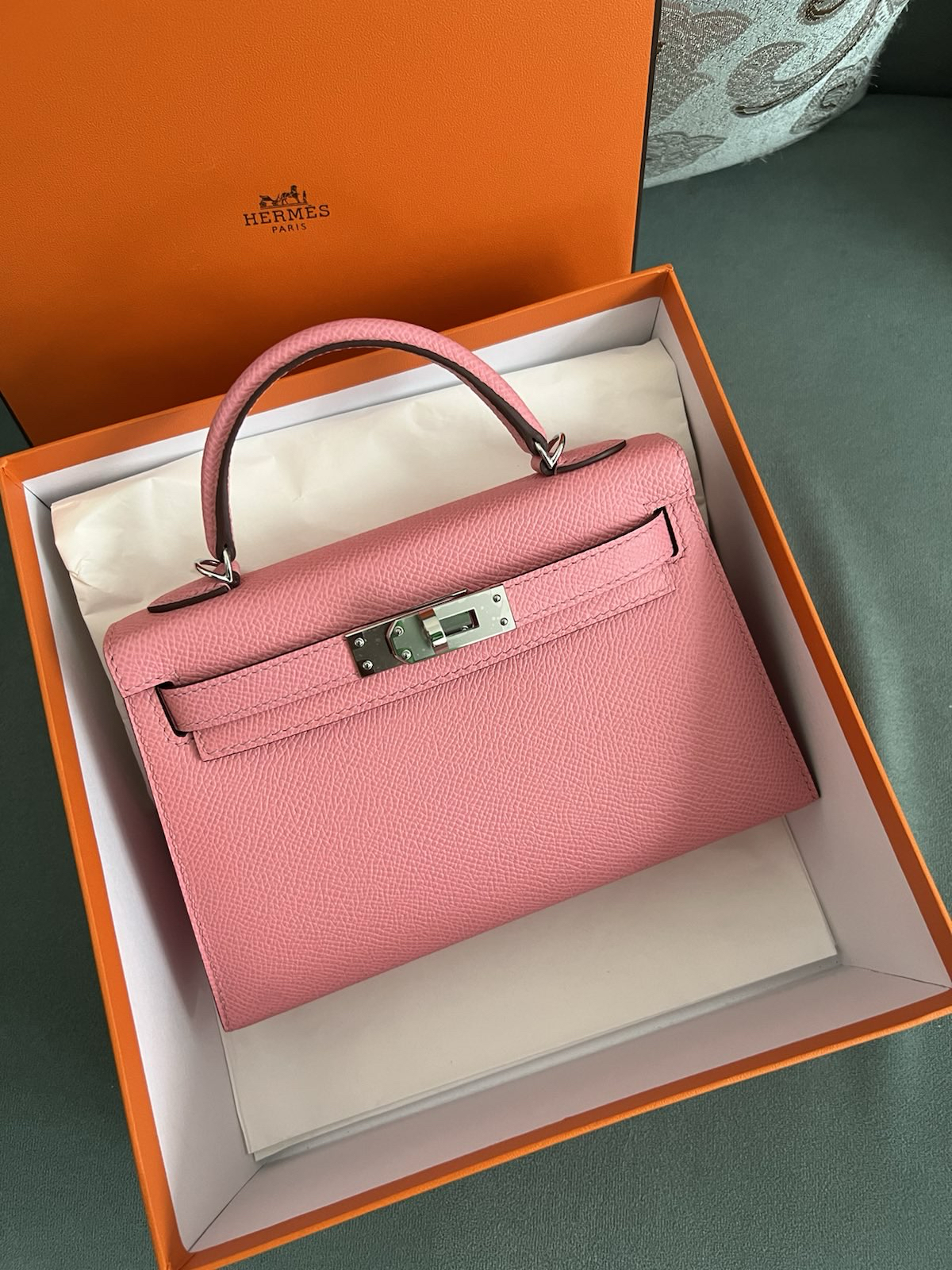 СУМКА HERMES KELLY MINI 20 Ручная работа детальное фото