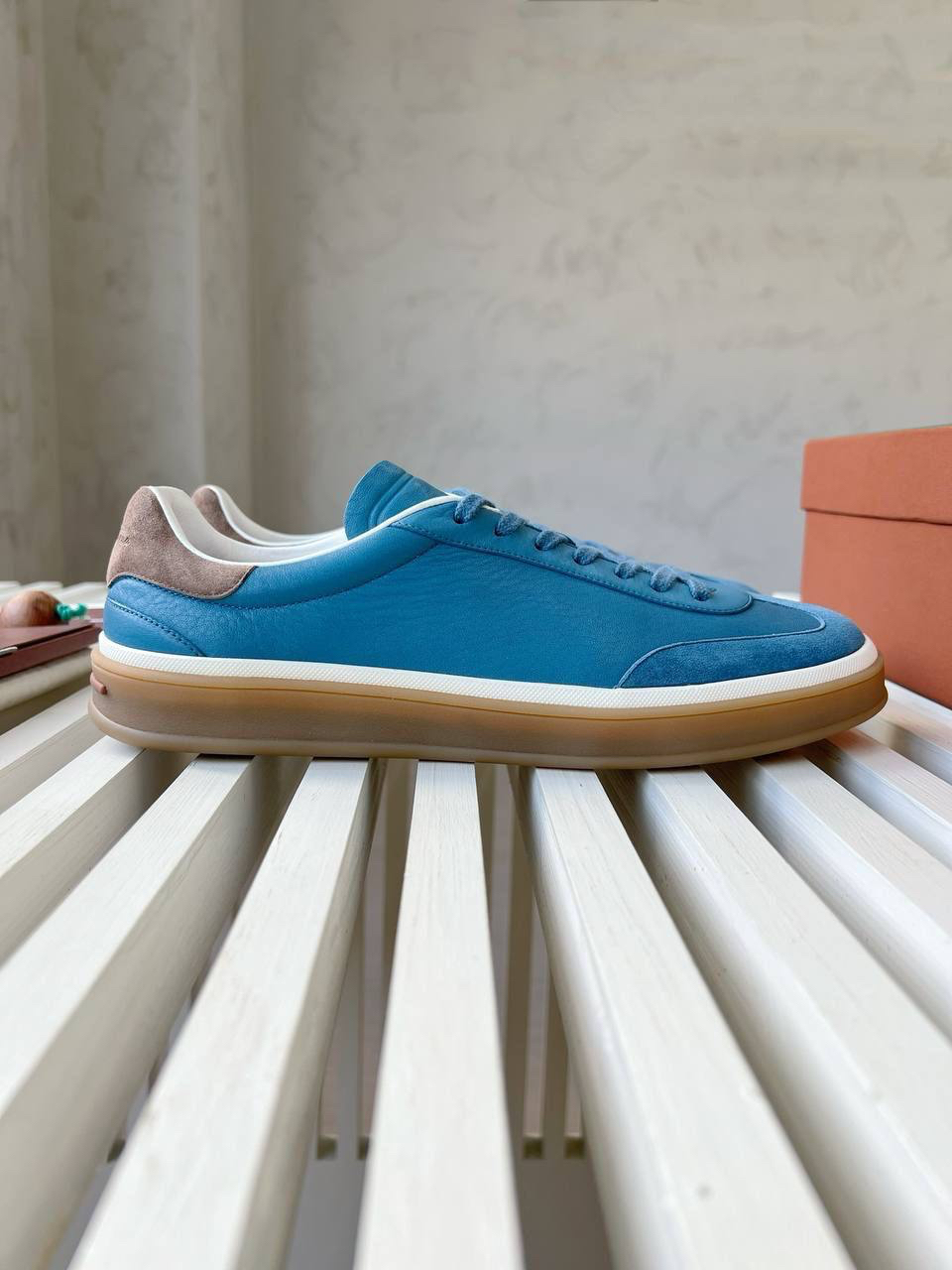 МУЖСКИЕ КЕДЫ LORO PIANA детальное фото