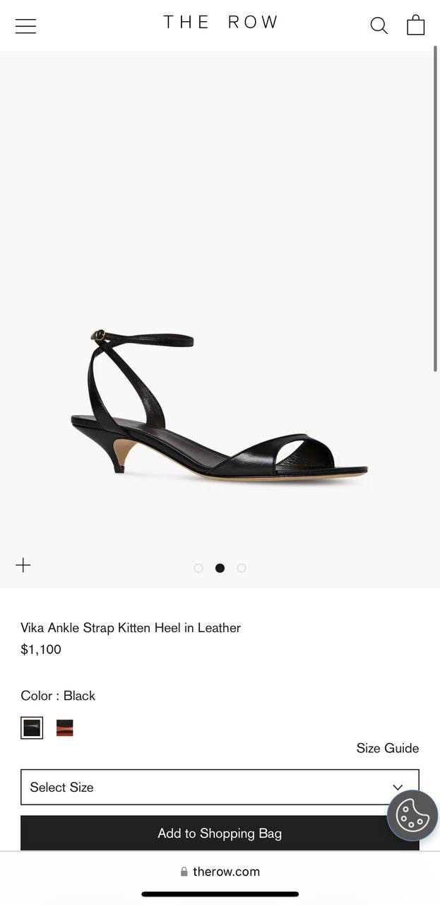 БОСОНОЖКИ THE ROW детальное фото