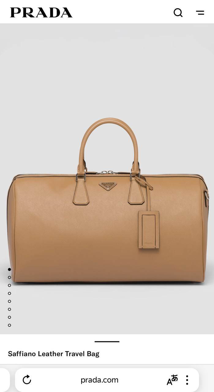 ДОРОЖНАЯ СУМКА PRADA детальное фото