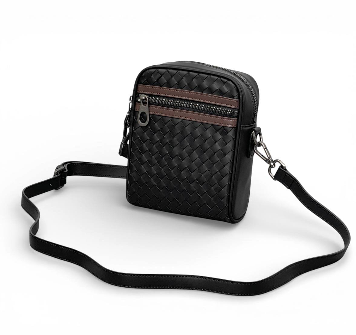 МУЖСКАЯ СУМКА МЕССЕНДЖЕР BOTTEGA VENETA детальное фото