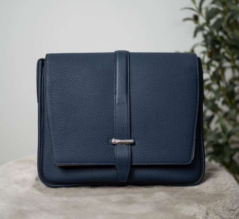 МУЖСКАЯ СУМКА МЕССЕНДЖЕР HERMES STEVE фото