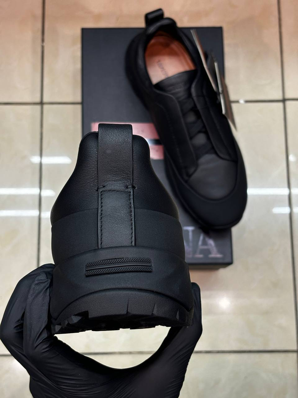 МУЖСКИЕ КРОССОВКИ ZEGNA детальное фото