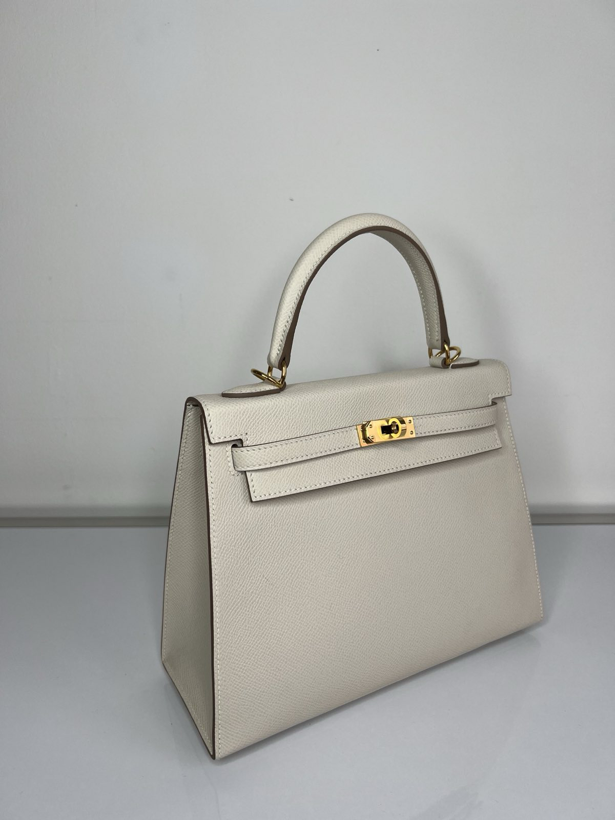 СУМКА HERMES KELLY 25 ручная работа детальное фото