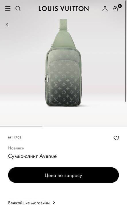 МУЖСКАЯ СУМКА СЛИНГ LOUIS VUITTON детальное фото