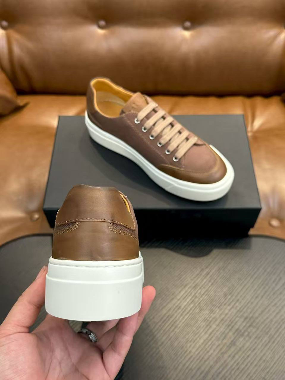 МУЖСКИЕ КЕДЫ KITON детальное фото