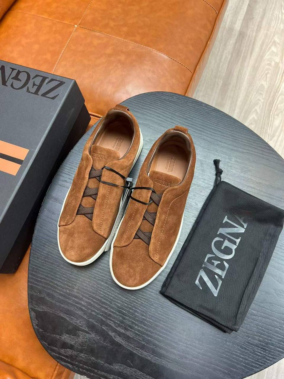 МУЖСКИЕ КЕДЫ ZEGNA детальное фото