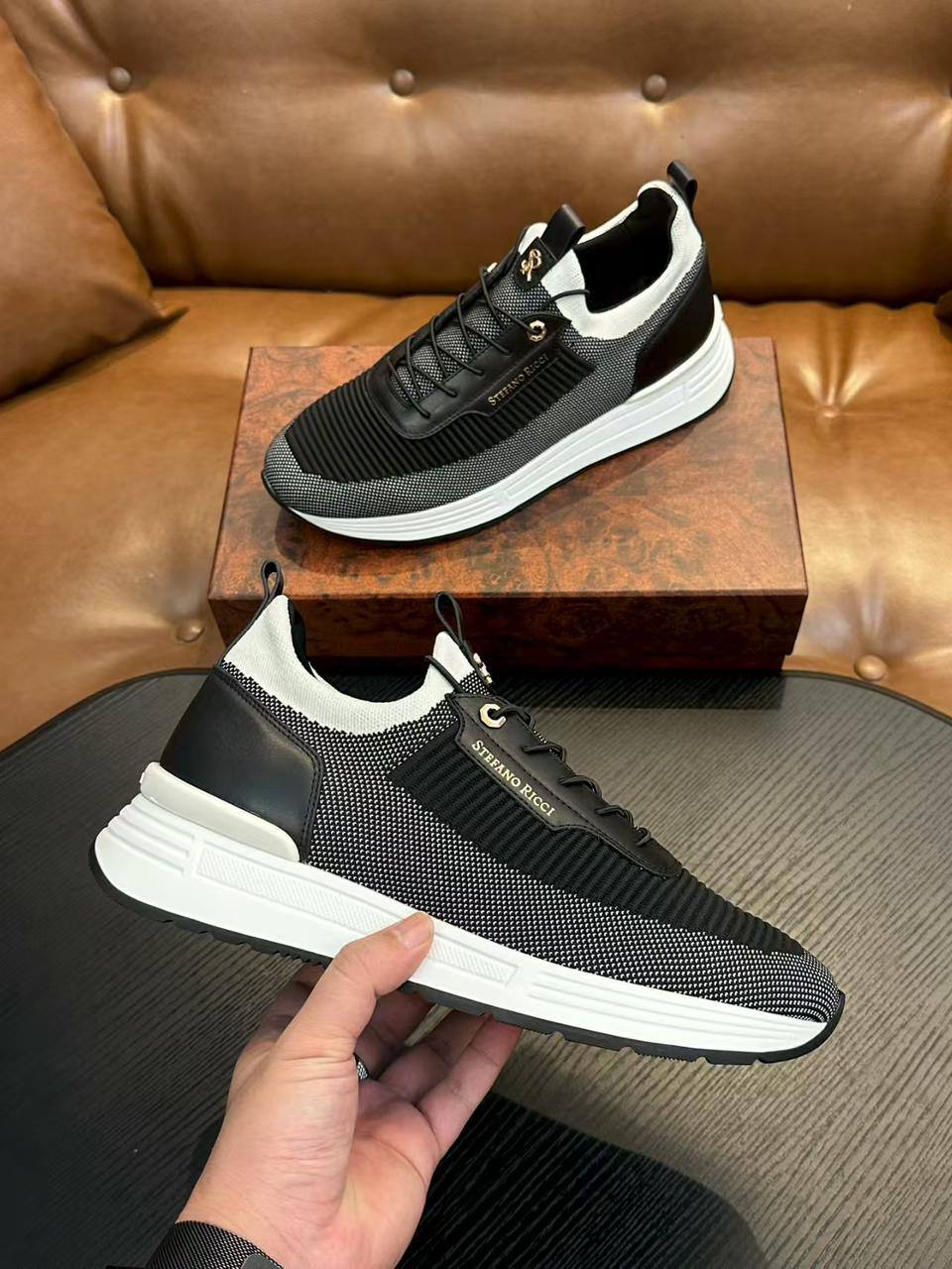 МУЖСКИЕ КРОССОВКИ STEFANO RICCI детальное фото