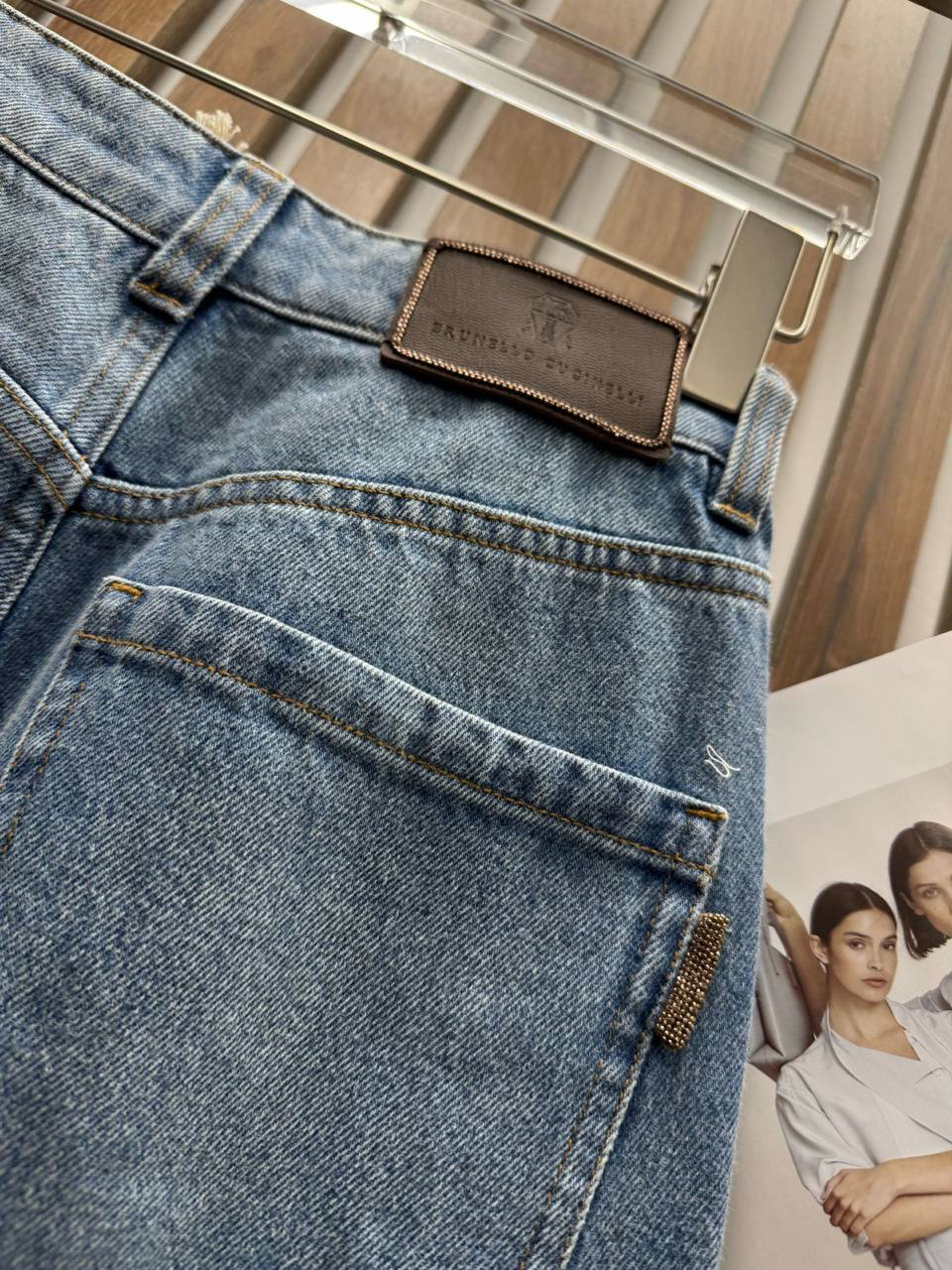 ДЖИНСЫ BRUNELLO CUCINELLI детальное фото