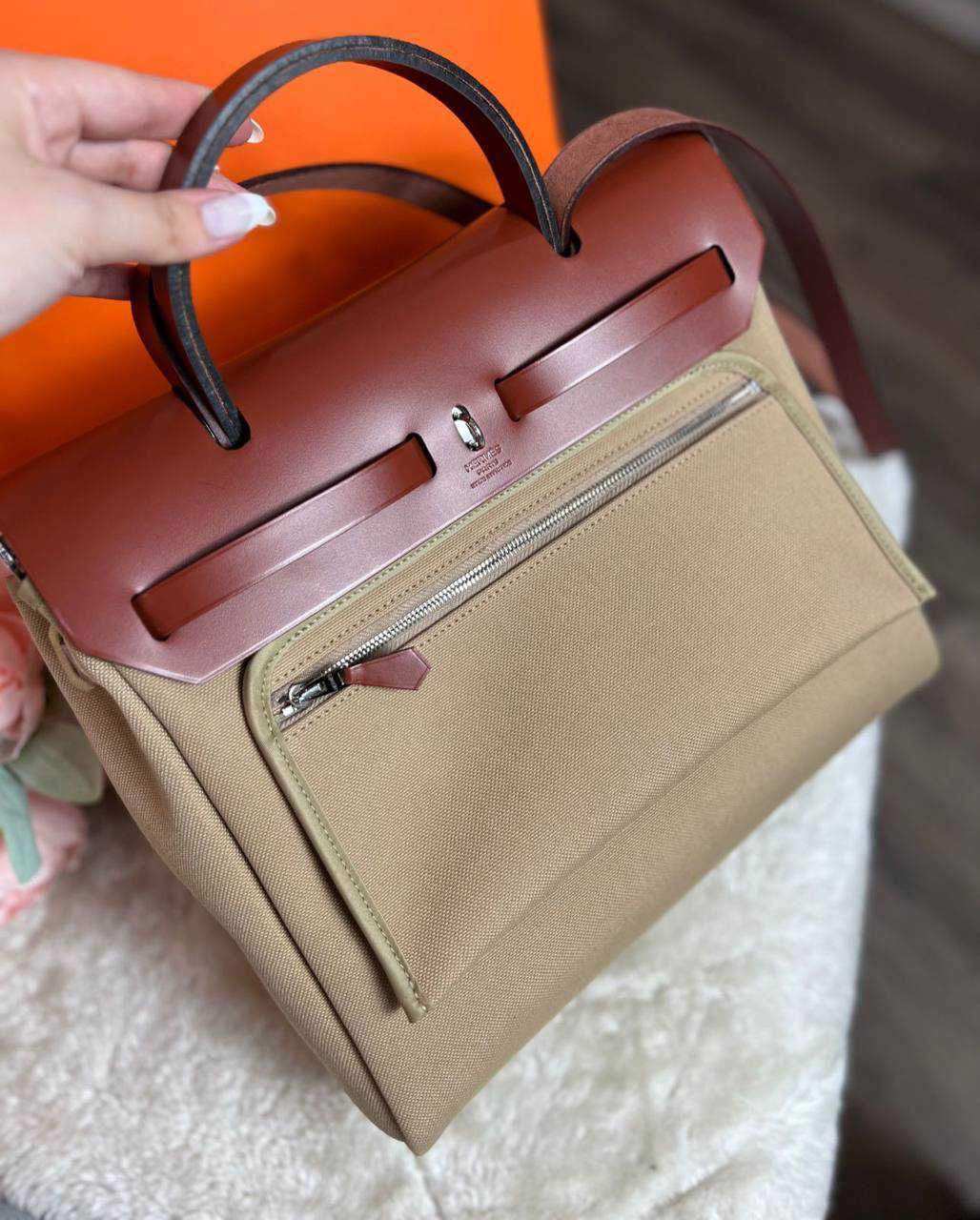 СУМКА HERMES HERBAG ZIP детальное фото