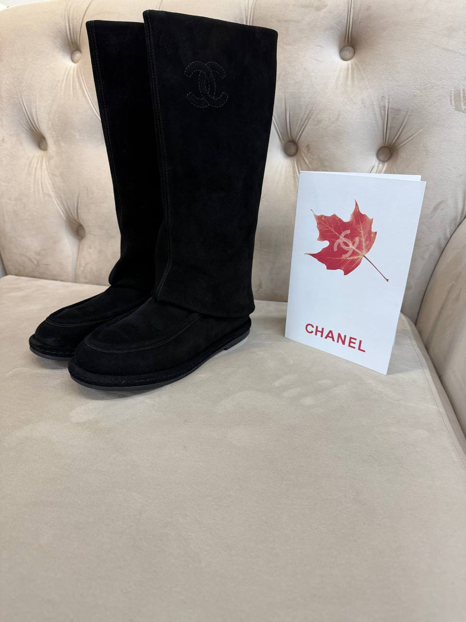 САПОГИ CHANEL детальное фото