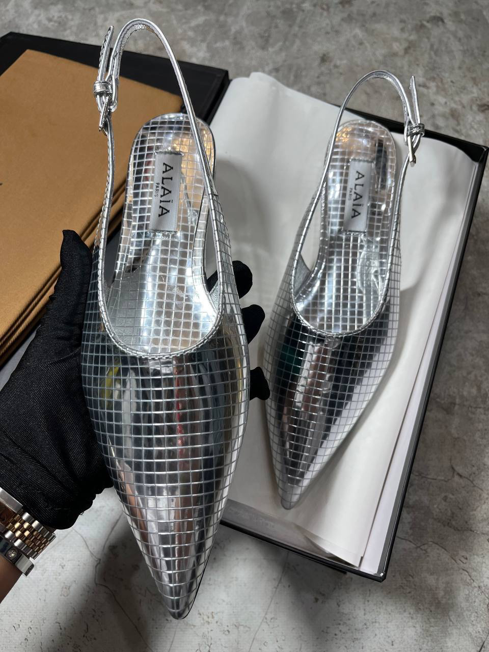 ТУФЛИ ALAIA детальное фото