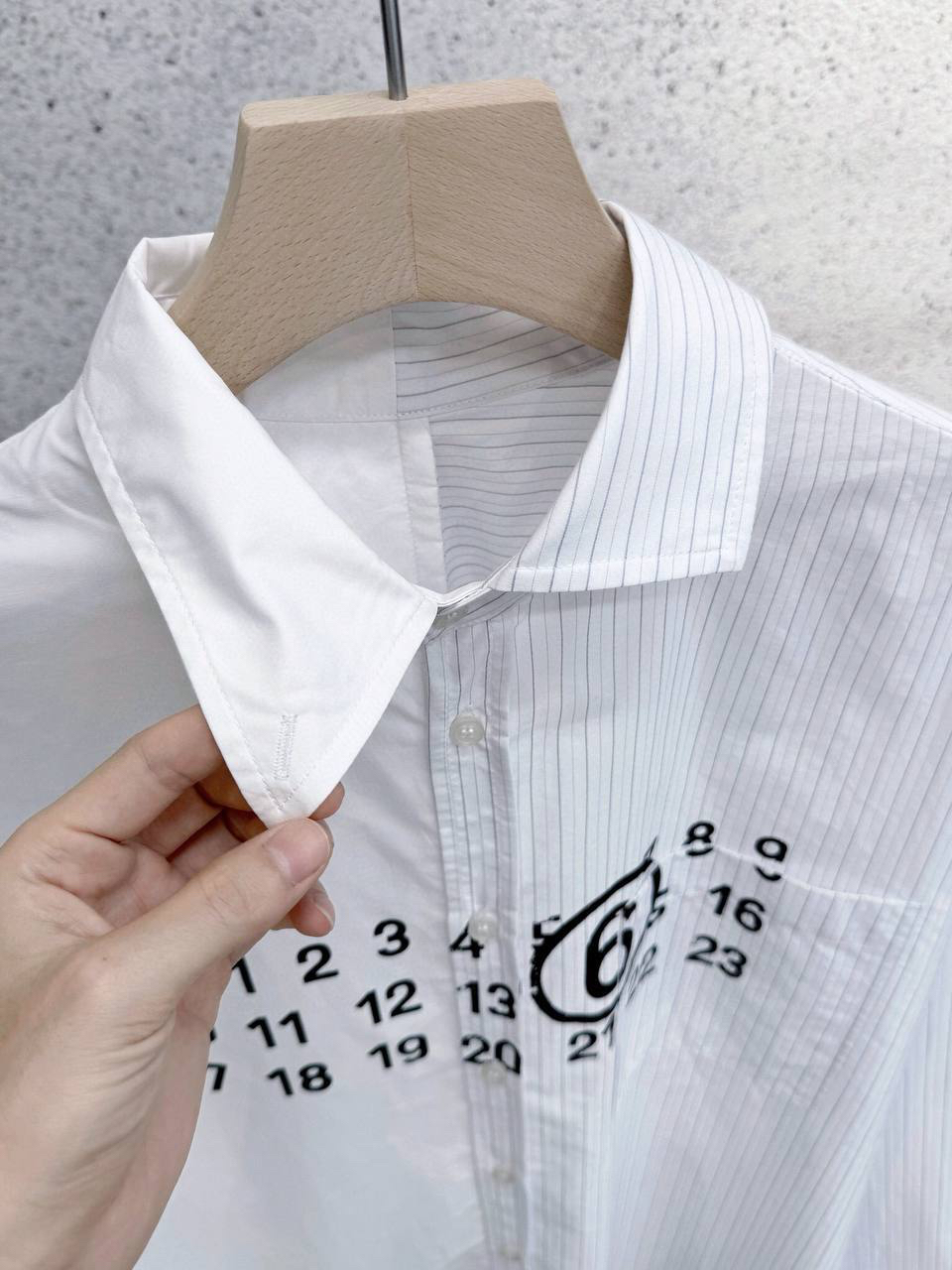 МУЖСКАЯ РУБАШКА MAISON MARGIELA детальное фото