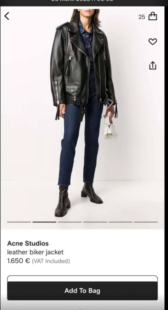 КУРТКА ACNE STUDIOS детальное фото