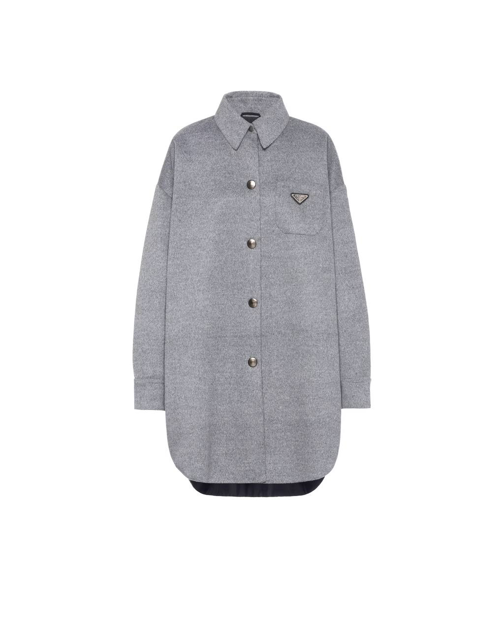 РУБАШКА УТЕПЛЕННАЯ PRADA детальное фото