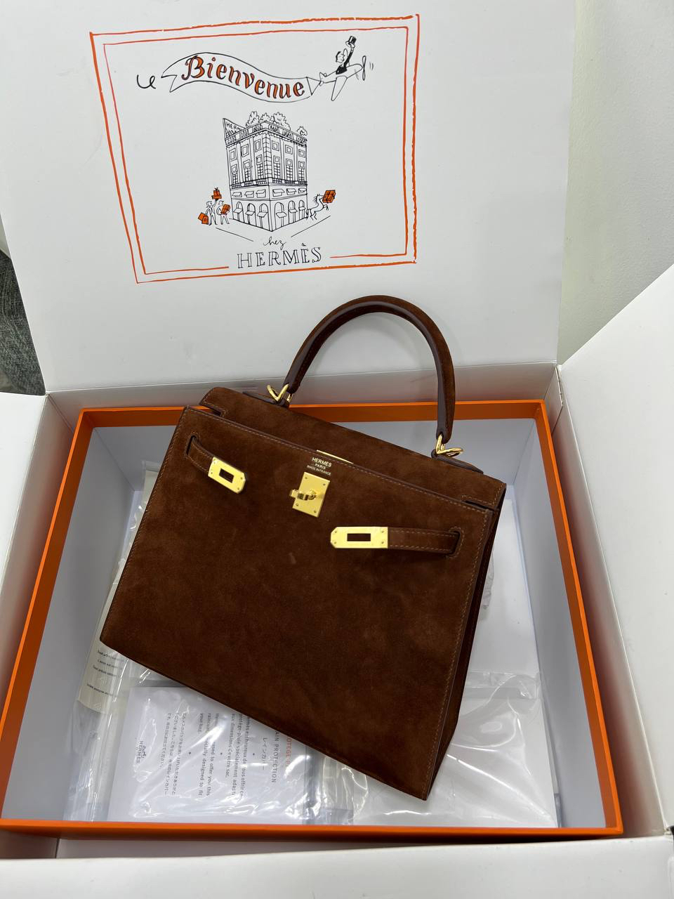 СУМКА HERMES KELLY 25 детальное фото