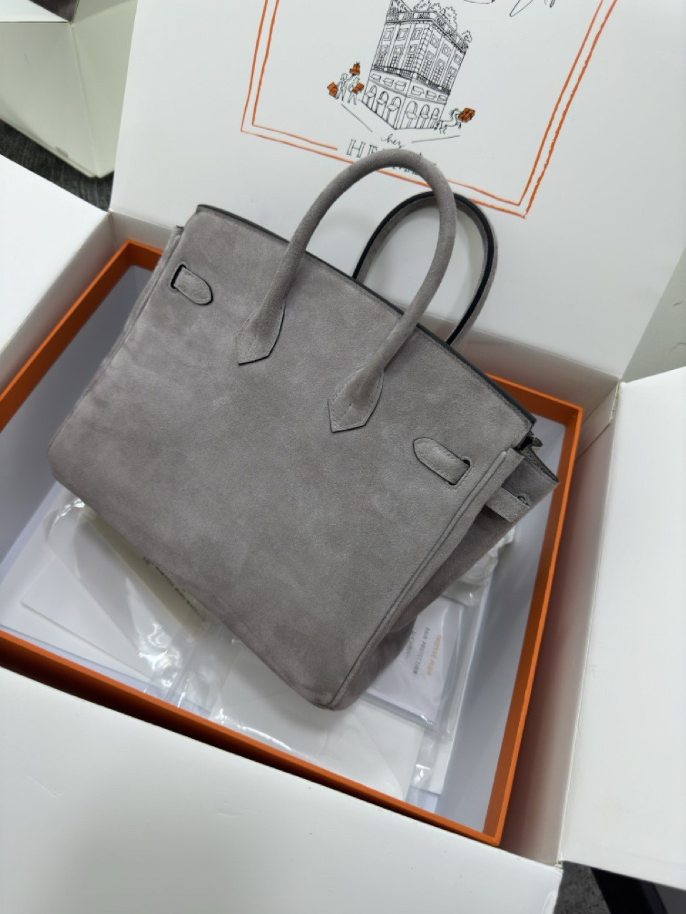 СУМКА HERMES BIRKIN 25 детальное фото