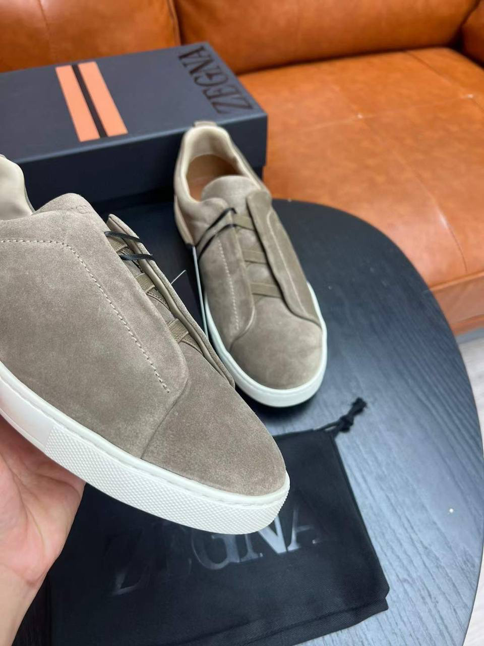 МУЖСКИЕ КЕДЫ ZEGNA детальное фото