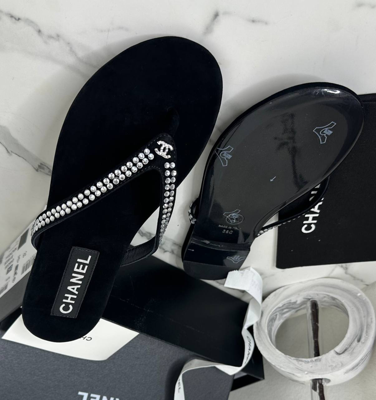 ШЛЕПКИ CHANEL детальное фото