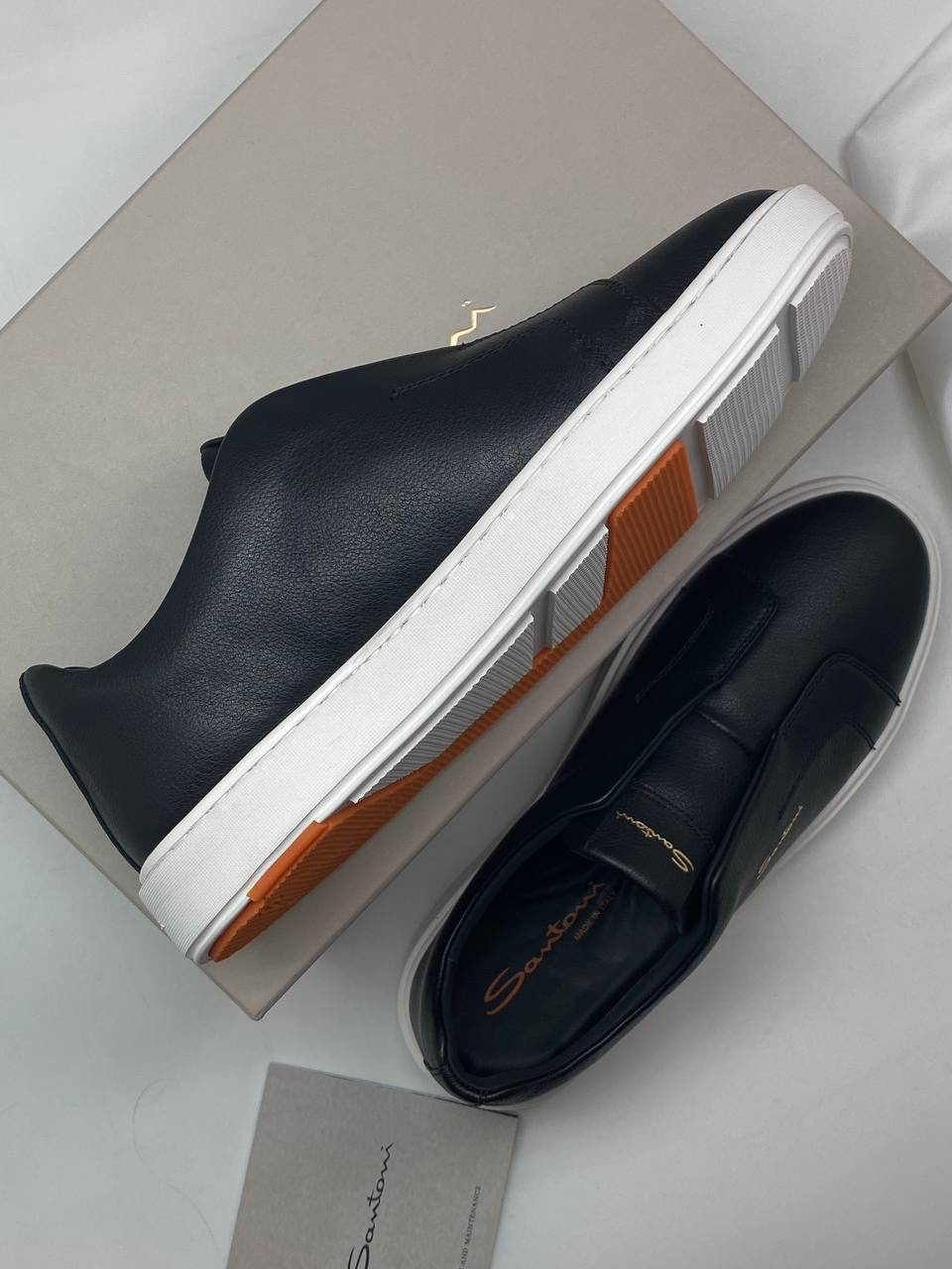 МУЖСКИЕ КЕДЫ SANTONI детальное фото