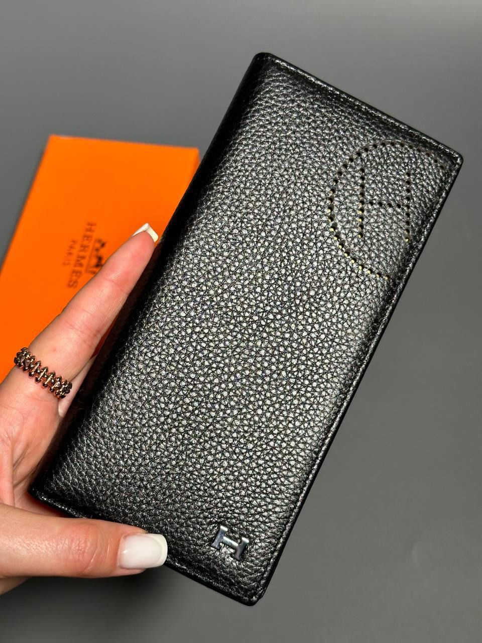 МУЖСКОЙ ПОРТМОНЕ HERMES детальное фото
