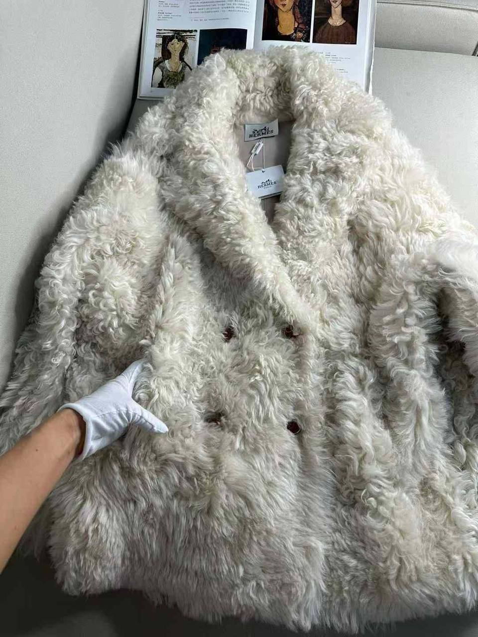 ДУБЛЕНКА HERMES детальное фото