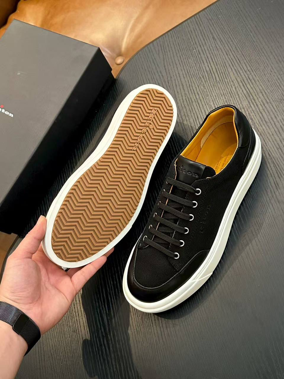 МУЖСКИЕ КЕДЫ KITON детальное фото