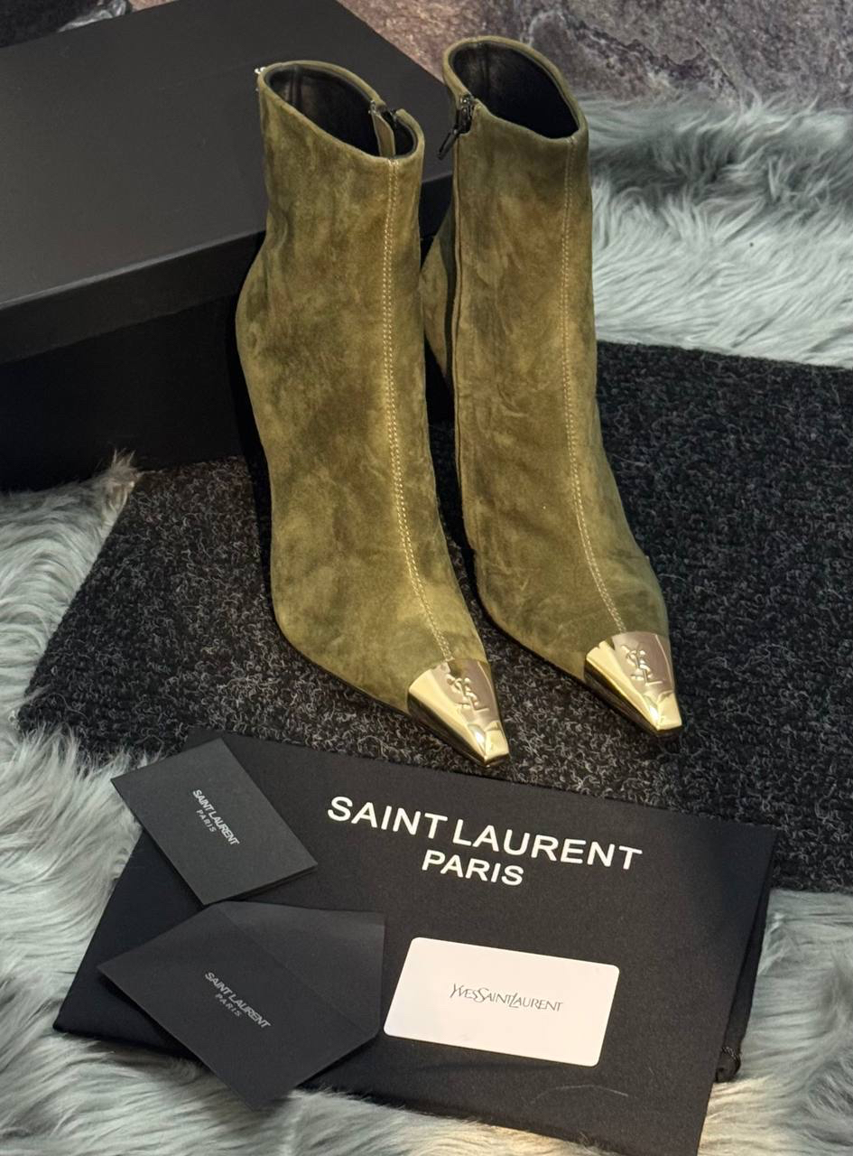 БОТИЛЬОНЫ SAINT LAURENT детальное фото