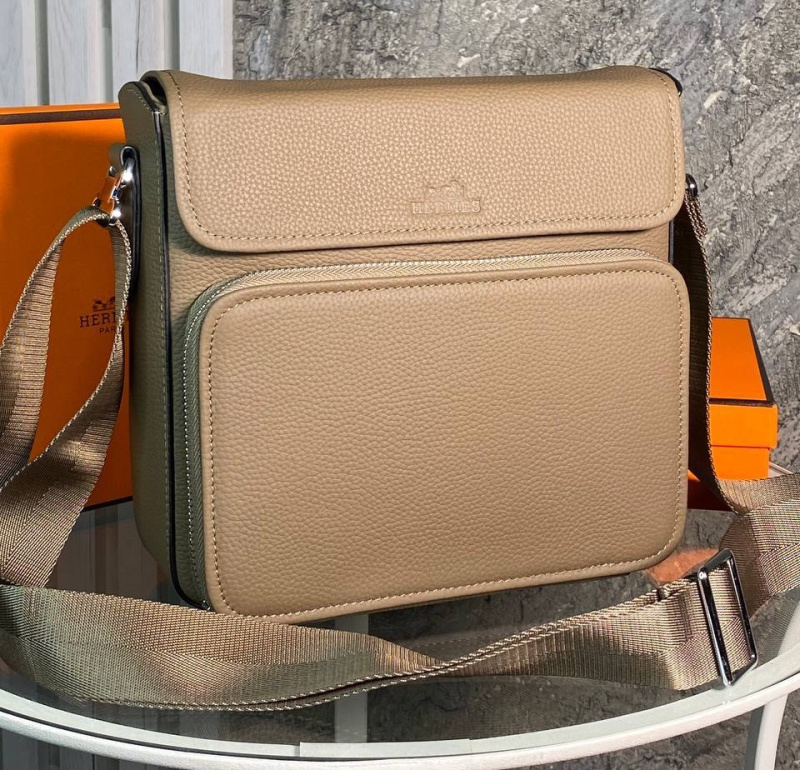 МУЖСКАЯ СУМКА МЕССЕНДЖЕР HERMES фото