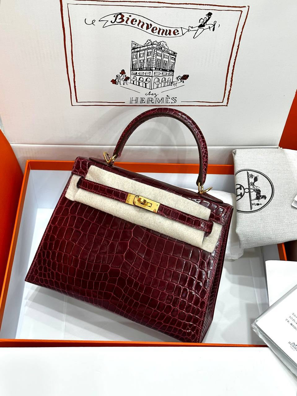 СУМКА HERMES KELLY 25 детальное фото