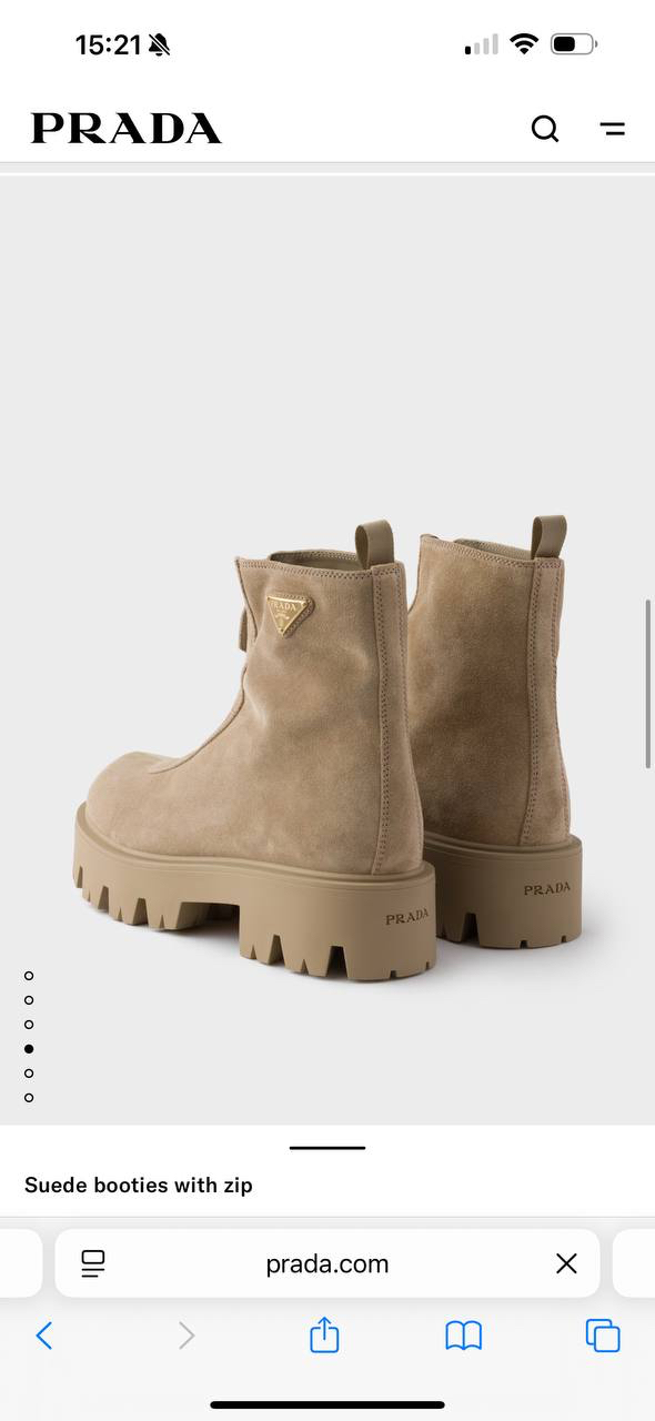 БОТИНКИ PRADA детальное фото