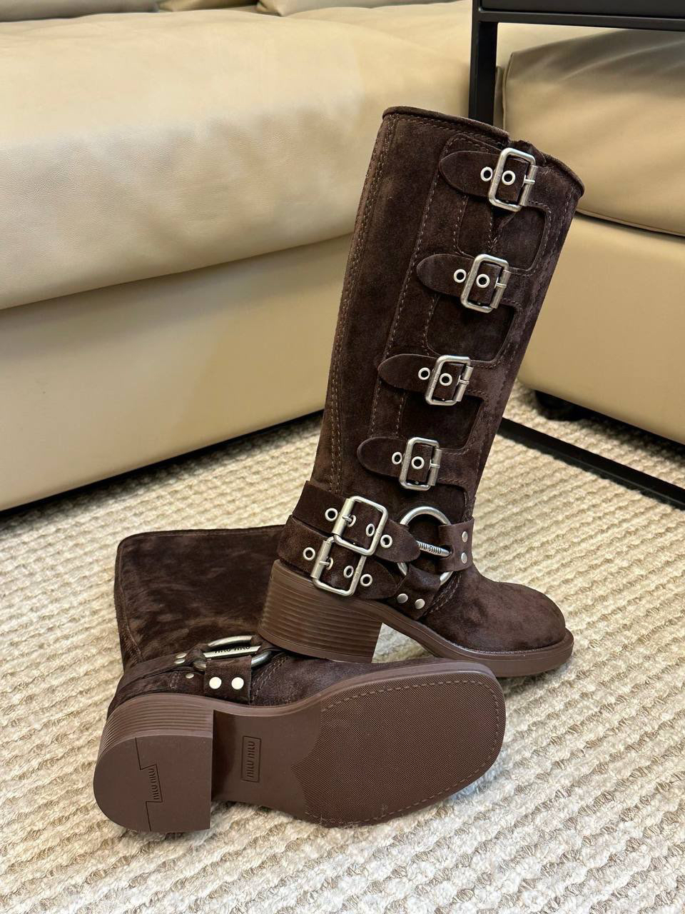 САПОГИ MIU MIU детальное фото