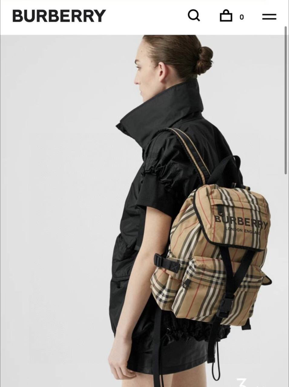 РЮКЗАК BURBERRY детальное фото