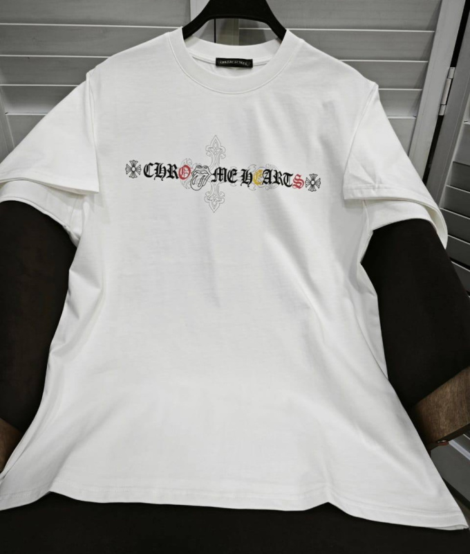 ФУТБОЛКА CHROME HEARTS фото