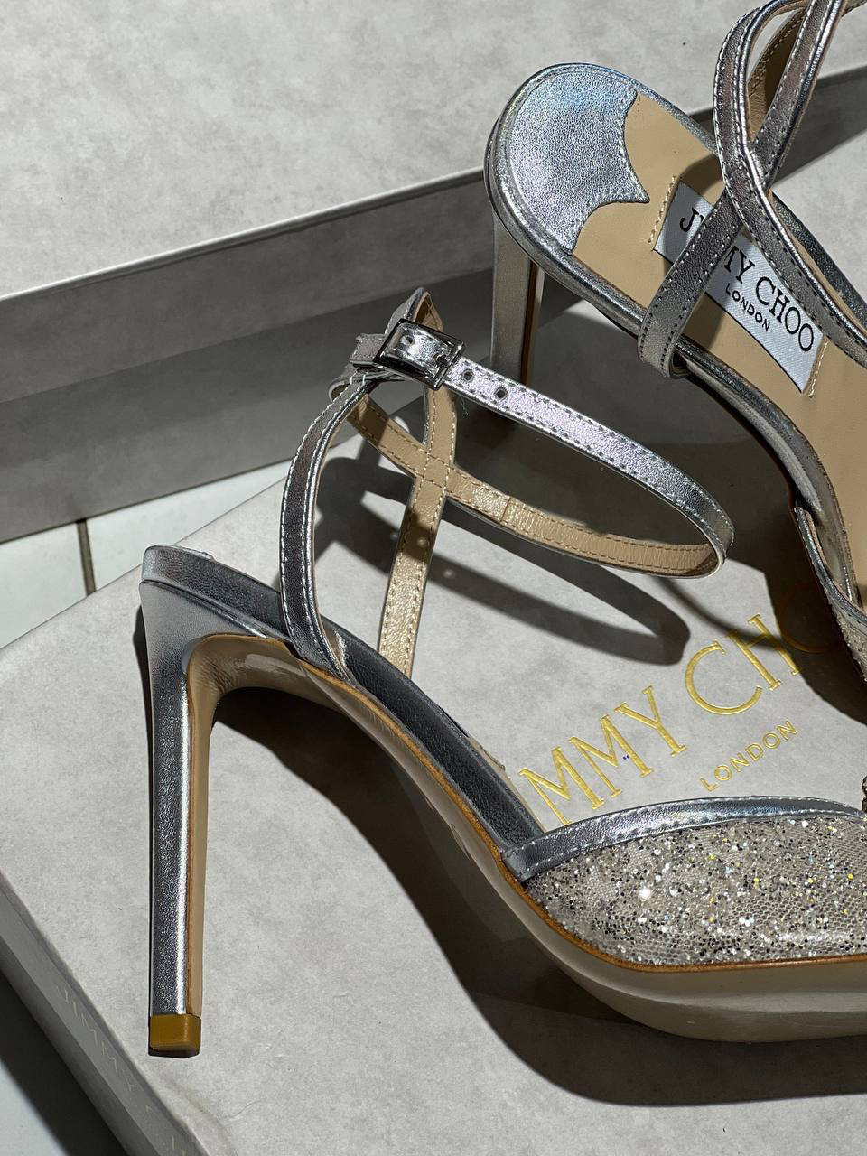 БОСОНОЖКИ JIMMY CHOO детальное фото