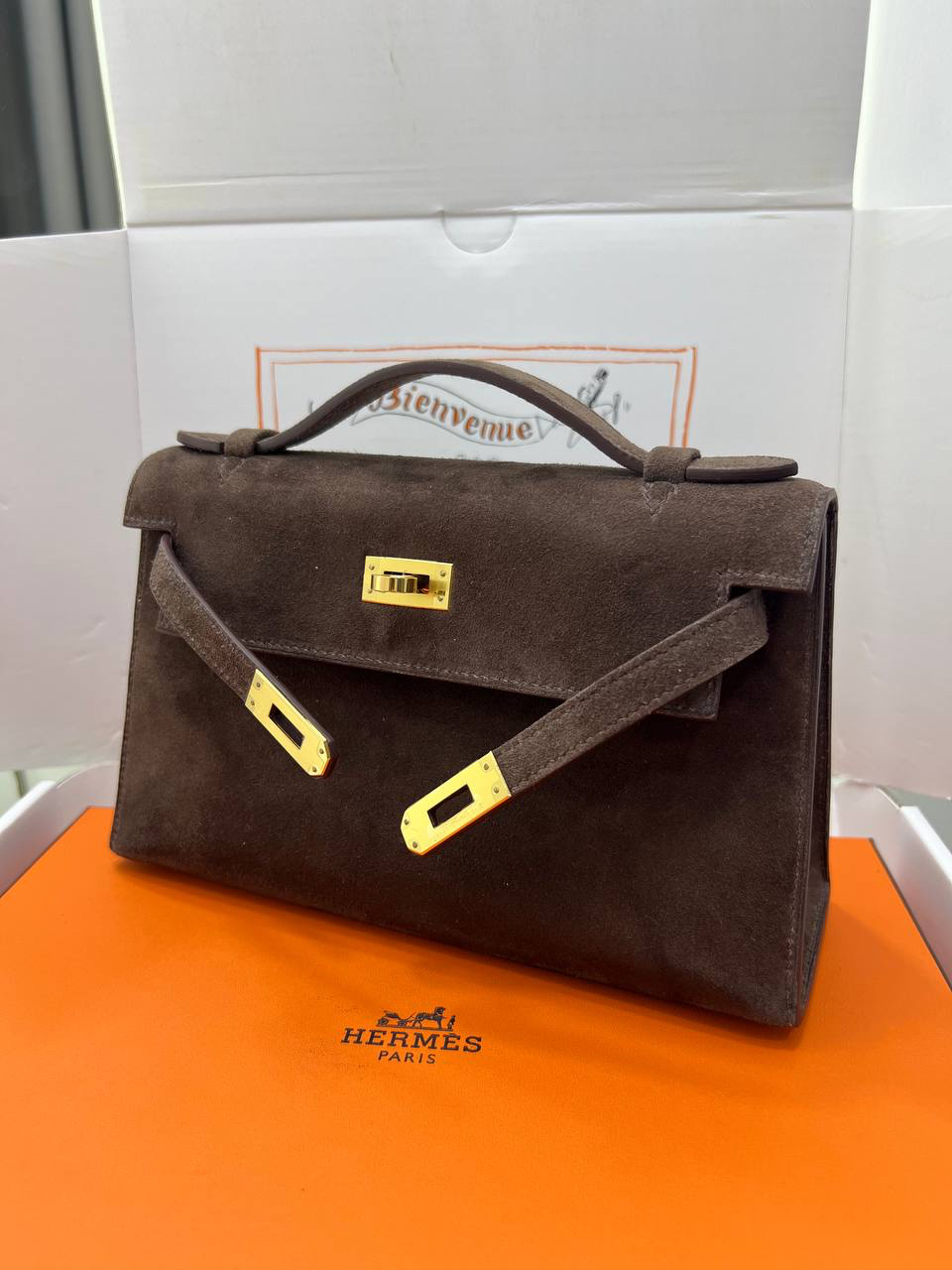 СУМКА HERMES KELLY POCHETTE детальное фото