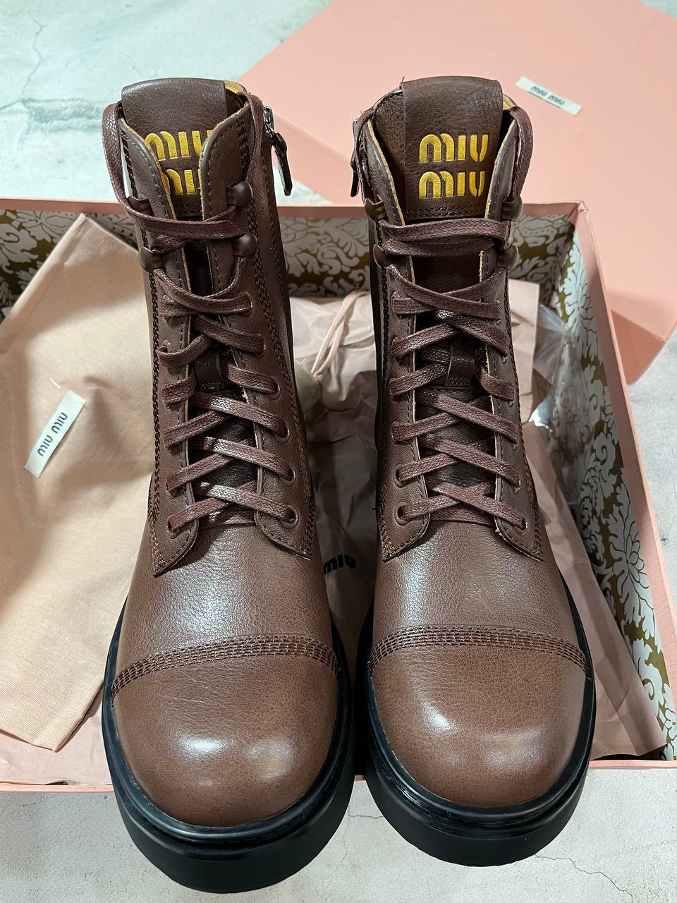 БОТИНКИ MIU MIU детальное фото