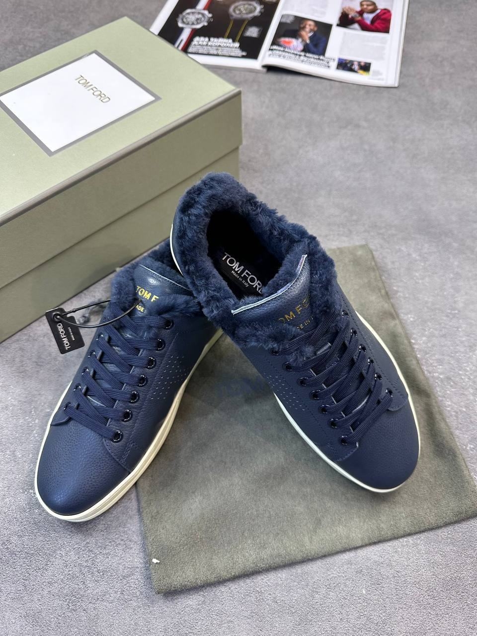 МУЖСКИЕ КЕДЫ TOM FORD детальное фото